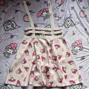 My Melody Suspender Skirt